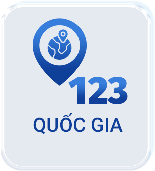 Blauberg hiện diện tại 123 quốc gia